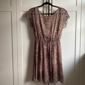 Alice + Olivia snakeskin print dress